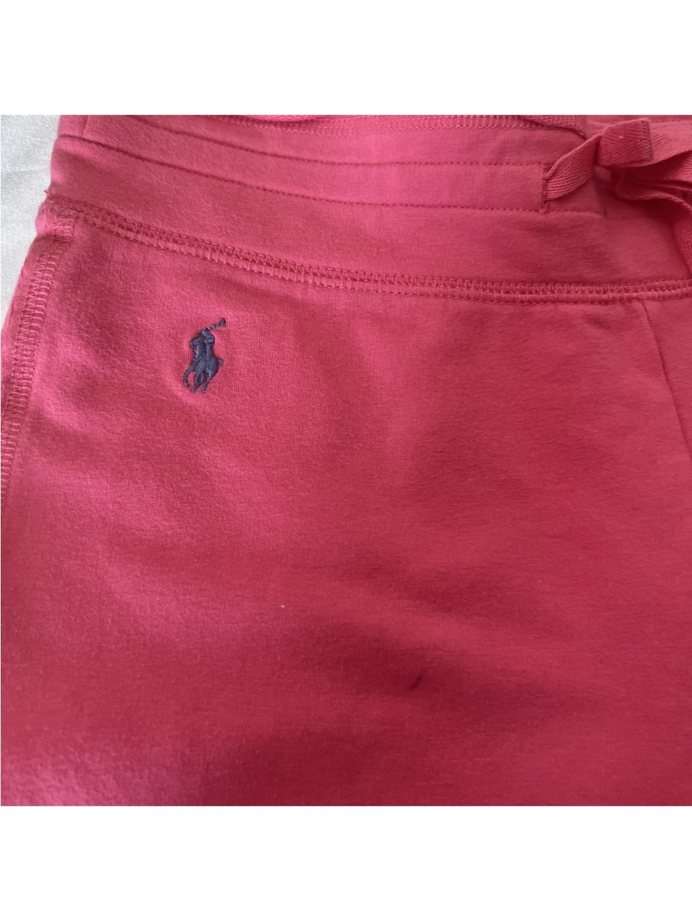 Ralph Lauren Coral Pink Polo Embroidered Shorts girls Medium Size 10-12.